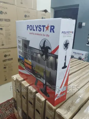 Brand Spanking New 18""Inch Rechargeable Fan Polystar