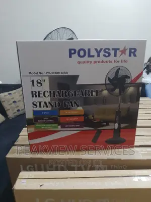 Trending Quality Polystar Rechargeable 18'"Inches Fan