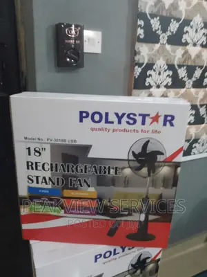 Trending Quality (18 Inch)Rechargeable Standing Fan Polystar