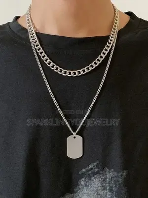 2step Necklace for Men