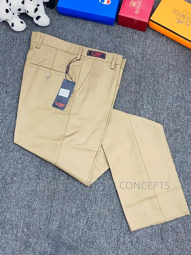 High Quality Plain Suit Trousers
