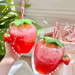 Potable Cup With Straw