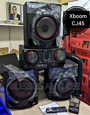 New LG Xboom CJ45 Bluetooth Sound System Heavy Bass 720watt