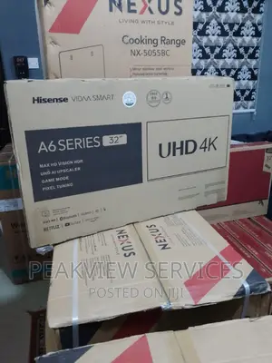 Affordable Hisense UHD Smart 32 Tv + Remote Control