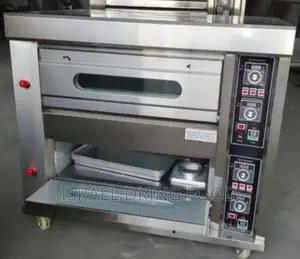 Industrial 4trays Quality Stainless Gas Double Deck Oven