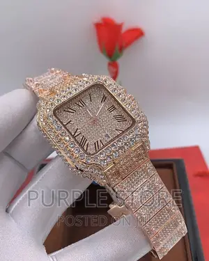 Cartier Iced Rosegold Wristwatch