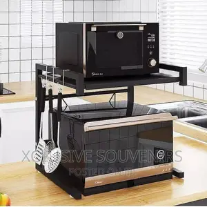 Microwave Stand Countertop Kitchen Utensil Tableware Storage
