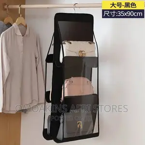 Handbag Hanging Organizer With 6 Pockets Foldable