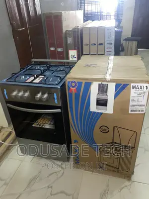 Original Maxi 4 Burner Gas Cooker With Oven