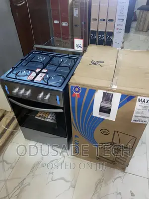Maxi 50*50 4 Burner Gas Cooker Black With Oven