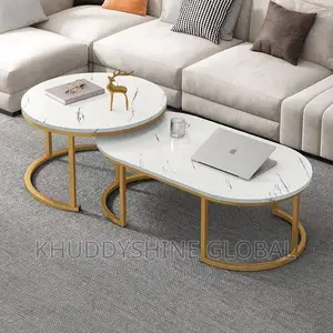 2pcs Living Room Center Table 
Colour: White