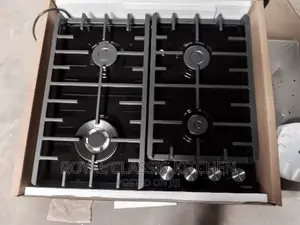 4 Burner Black Steel Cooker