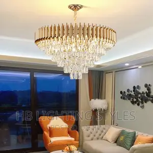 600mm Modern Luxury Led Crystal Chandelier Light