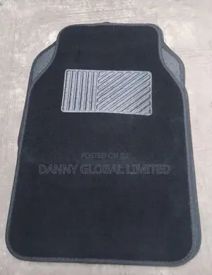 Universal Complete Black Rug Foot Mat