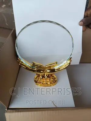 Glass Award Plaque W776