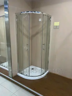Plain Corner Cubicle Shower Glass
