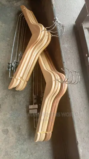 Wooden Clip Hangers A Set