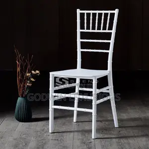 White Plastic Chivalry Chairs