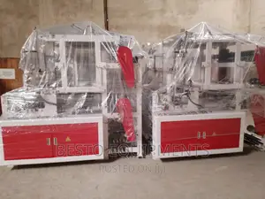 Double Deck Nylon Bag Making Machine 4lines With Conveyor