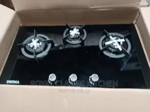 Gas Coker 3 Burner Glass