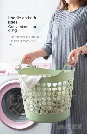 Dirty Laundry Plastic Basket for Home Use