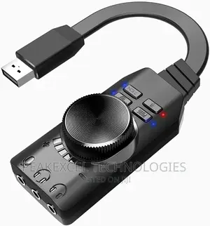 USB External Sound Card || USB to 3.5 Mm Audio Adapter