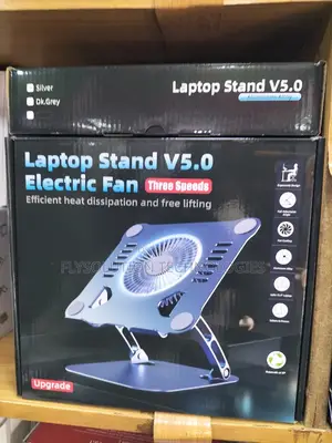 Laptop Stand V5.0 With Electric Fan | Upgrade Three Speed