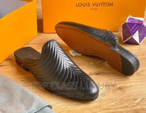 Original Leather Louis Vuitton Half Shoe for Men