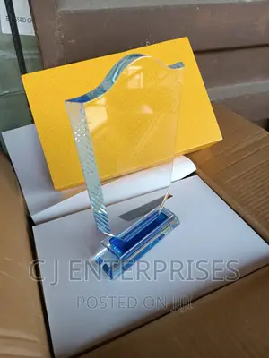 Glass Award Plaque U765