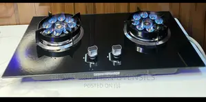 Meestajames Stainless Steel Dual Gas Stove