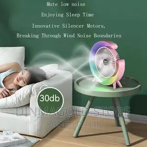 USB Charging Color Fan Light