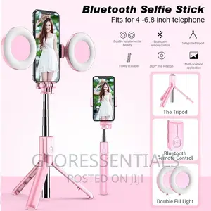 Selfie Stick Tripod Stand With Ring Fill Light