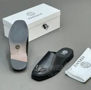 Original Leather Versace X BALENCIAGA Half Shoe