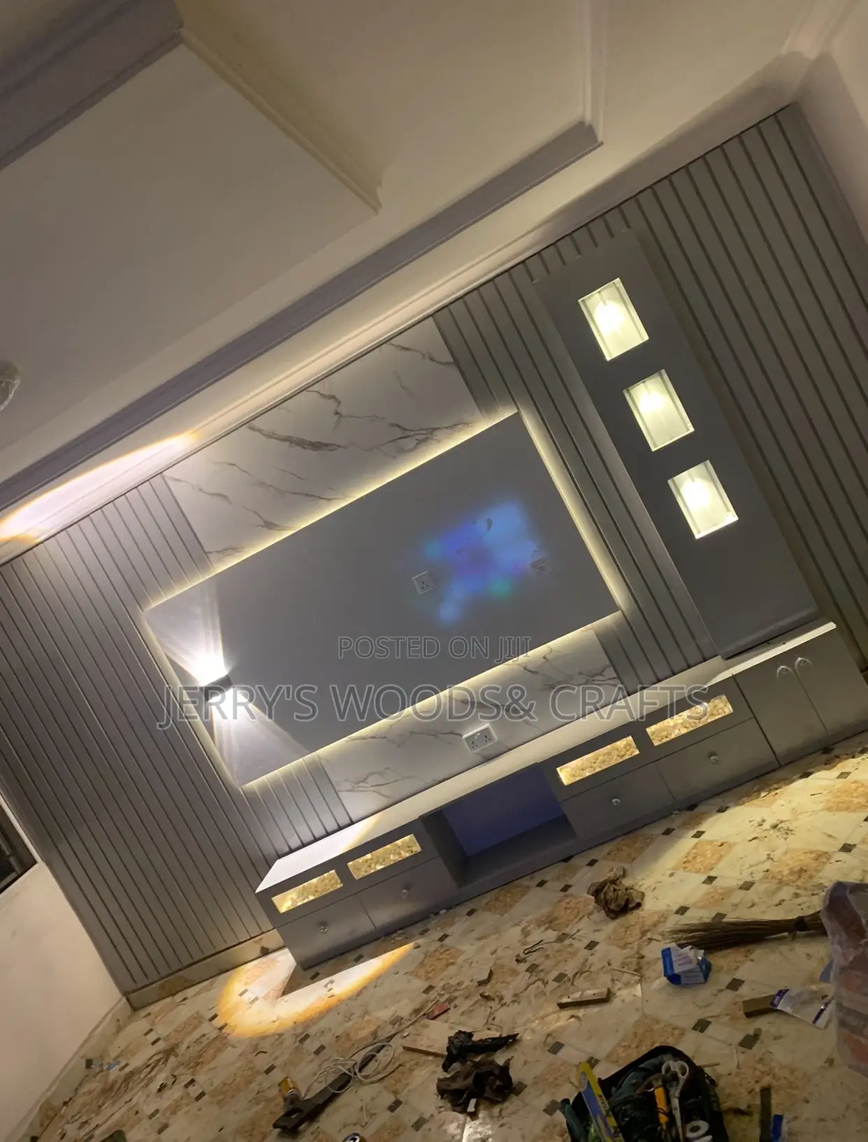 Wall Tv Console Stand