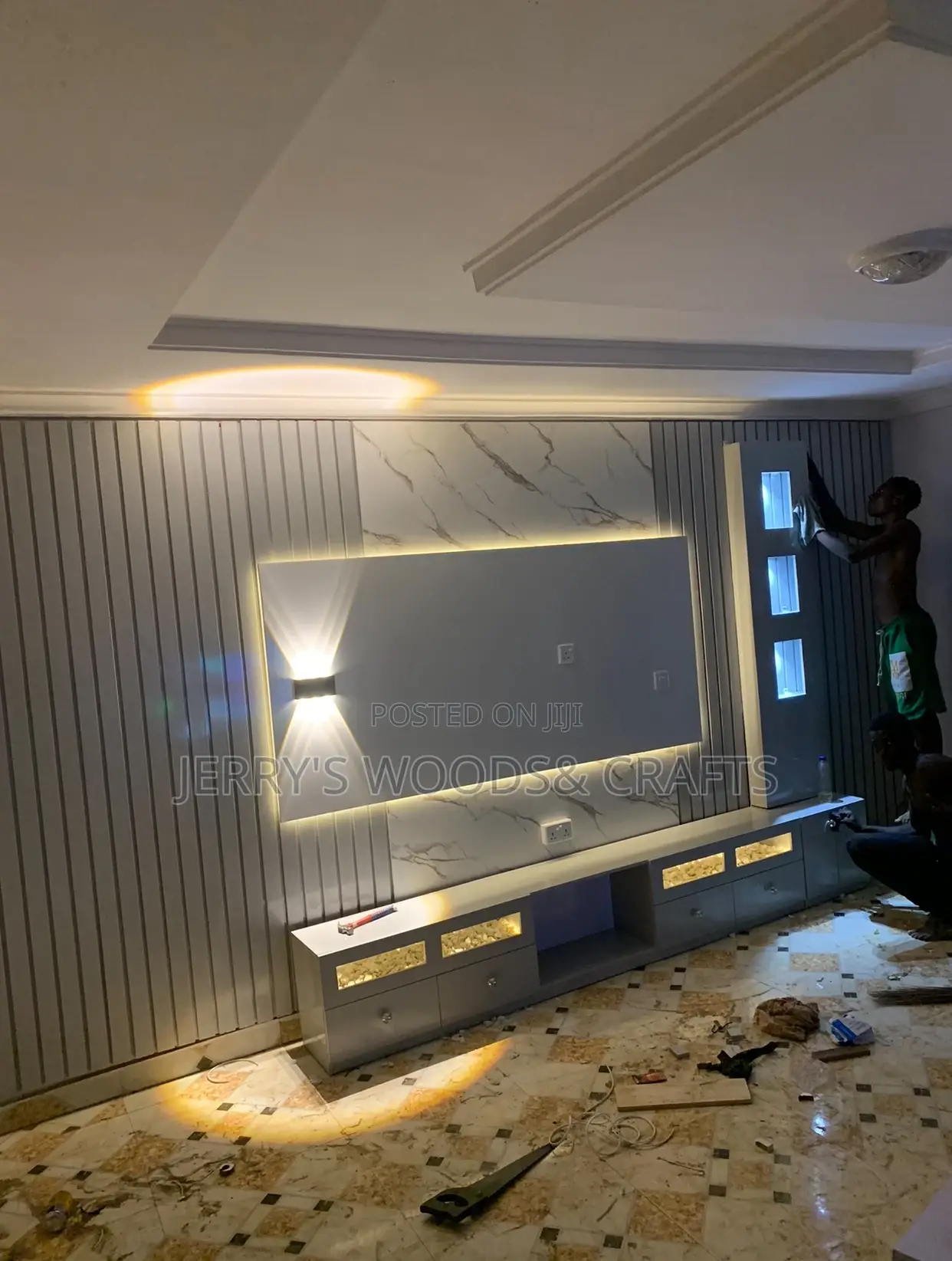 Wall Tv Console Stand
