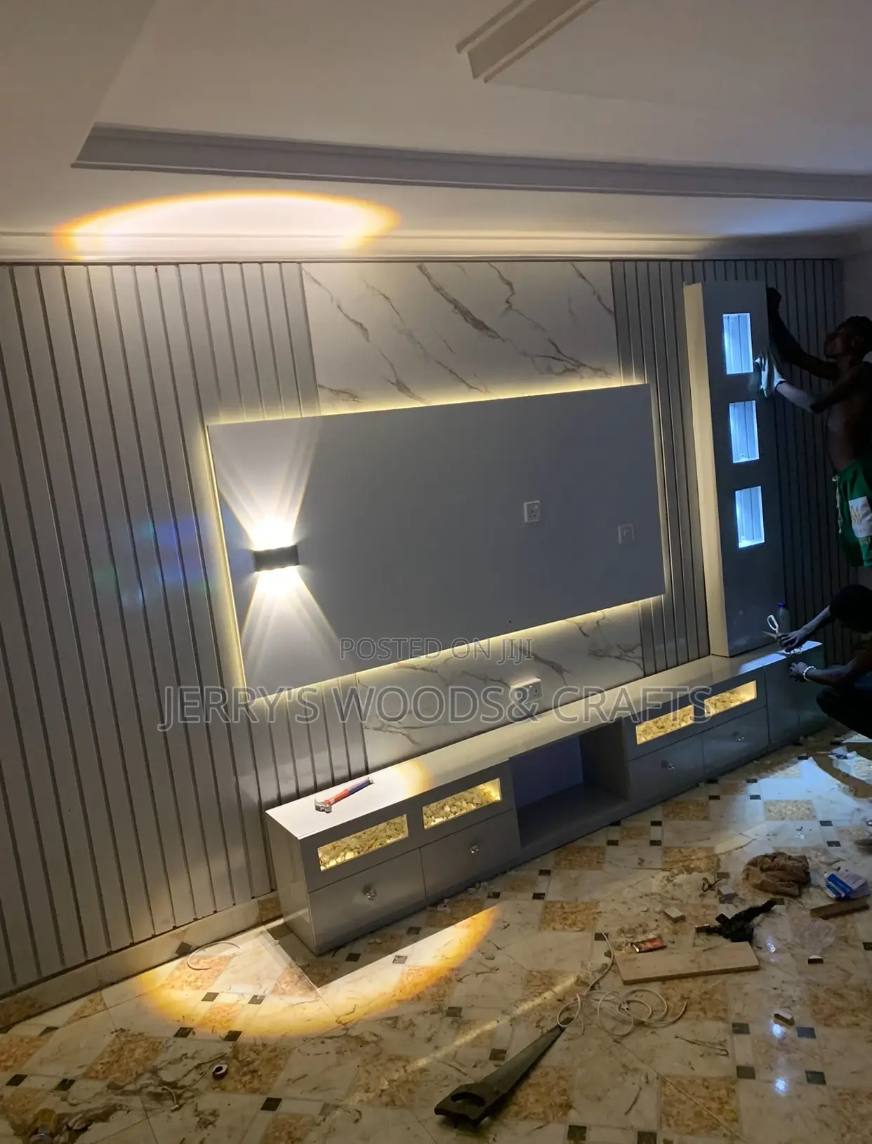 Wall Tv Console Stand