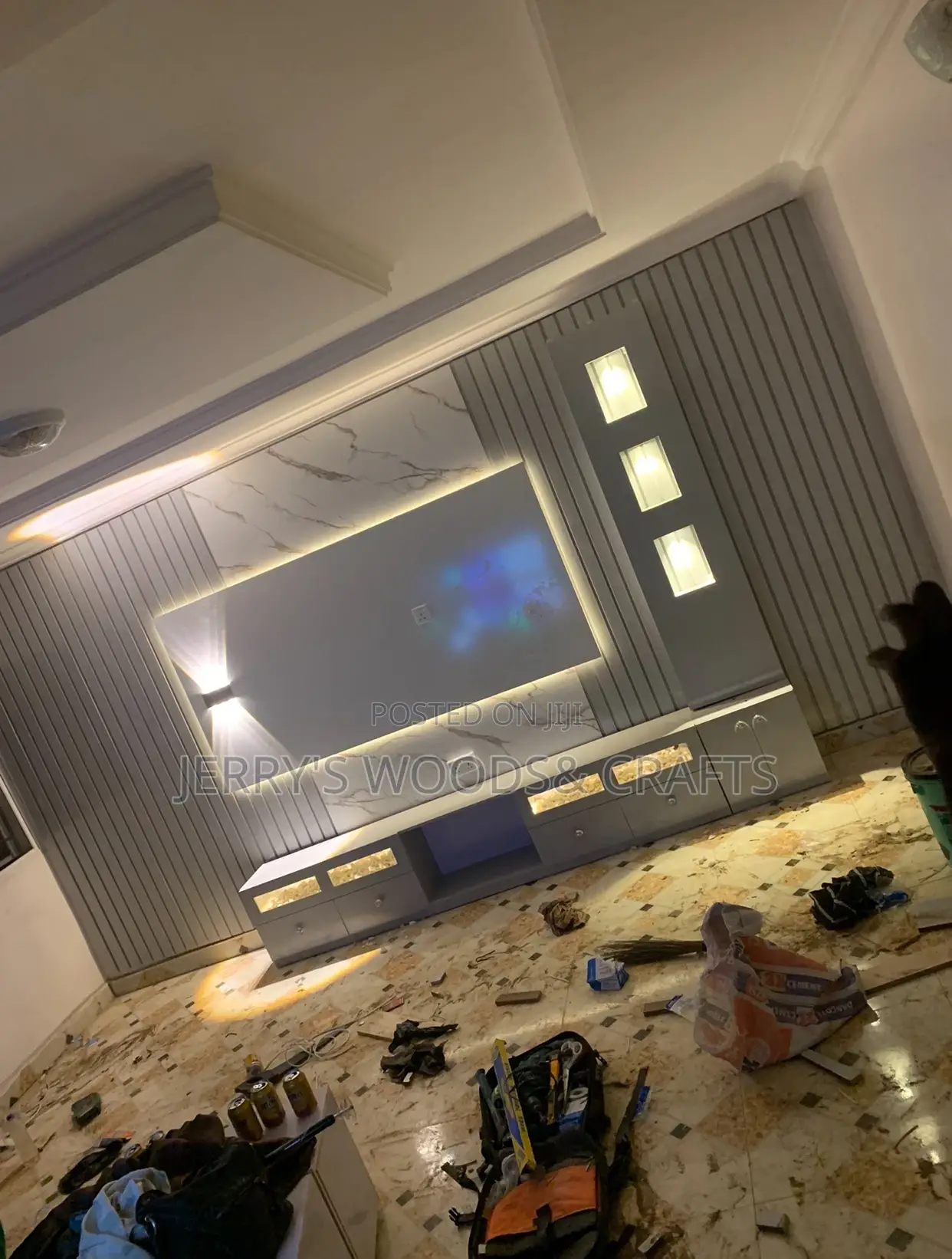 Wall Tv Console Stand
