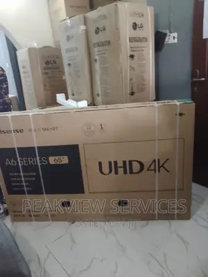 New in 65 Inches UHD Smart Tv Hisense (A6H)