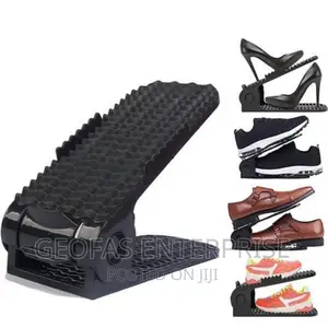 Original 2pics Shoe Rack Space Adjustable Shoe Organiser