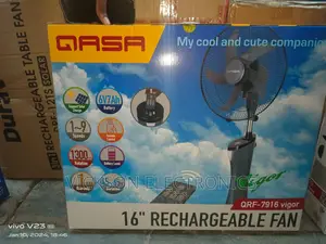 QASA 16" Rechargeable Standing Fan