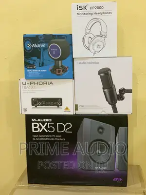 Studio Bundle (Bx5, At2020, Umc22, Hp2000, Alctron Pf8)