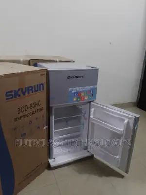 Skyrun 70 Litres Double Door Silver Fridge (BCD-85HC)