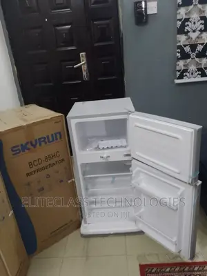 Skyrun 70 Litres Double Door Silver Top Fridge (BCD-85HC)