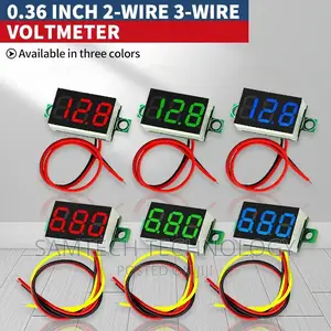 Digital Voltmeter Display DC