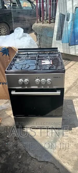 Brand New Maxi(50×50)4borner All Gas Standing Cooker>Silver>