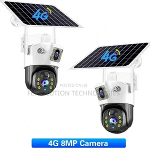 V380 4g Dual Lens Solar PTZ Surveillancecamera Auto Tracking