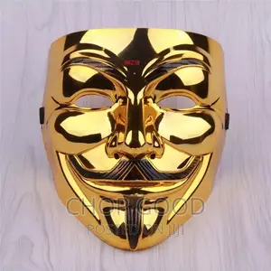Gold Anonymous Mask
