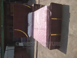 Quality 4.5by6 Ulphostery Padded Bed Frame With One Bed Side
