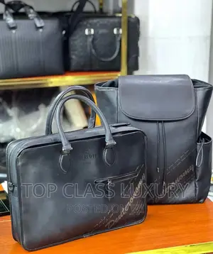 Originalberluti Un Jour Small Leather Briefcase and Backpack