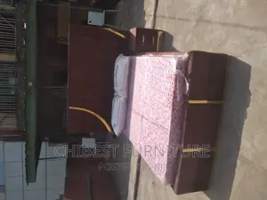 Quality 4.5by6 Ulphostery Padded Bed Frame With One Bed Side